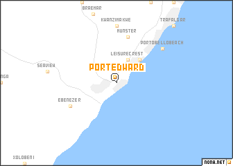 map of Port Edward