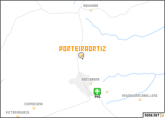 map of Porteira Ortiz