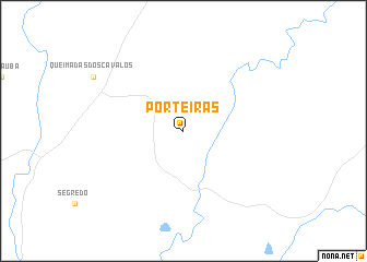 map of Porteiras