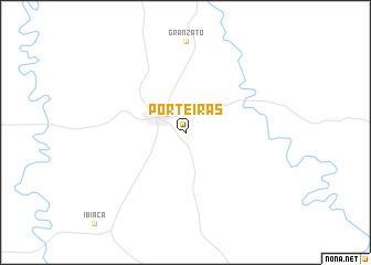 map of Porteiras