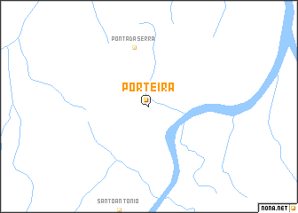 map of Porteira