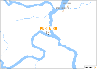 map of Porteira