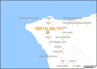 map of Portela Alta