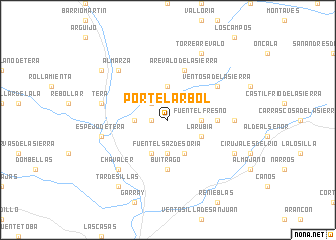 map of Portelárbol