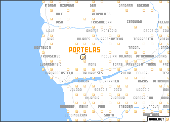 map of Portelas