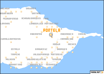 map of Portela