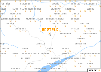 map of Portela