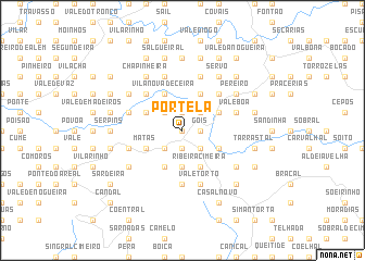 map of Portela