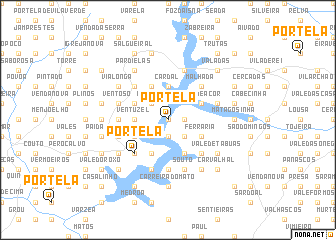 map of Portela