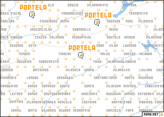 map of Portela