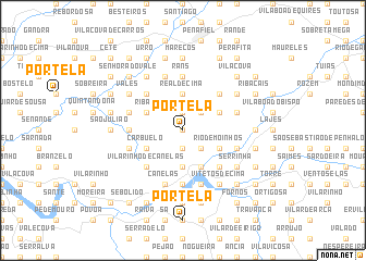 map of Portela