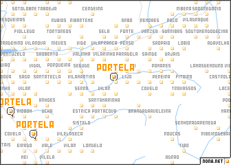 map of Portela