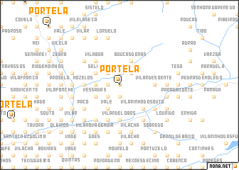 map of Portela