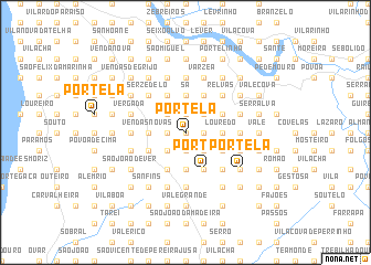 map of Portela