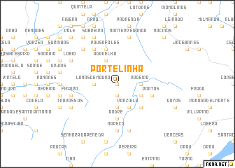 map of Portelinha