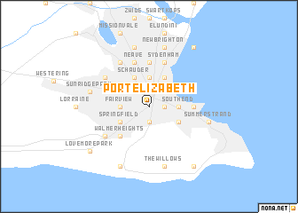 map of Port Elizabeth