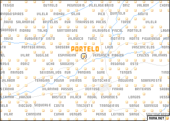 map of Portelo