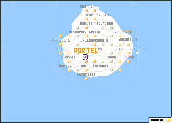 map of Portel