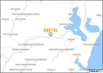 map of Portel
