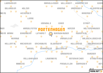 map of Portenhagen