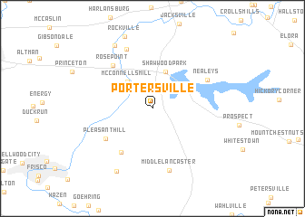 map of Portersville