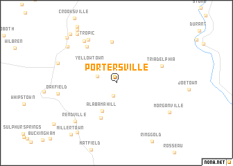 map of Portersville