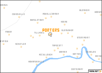 map of Porters