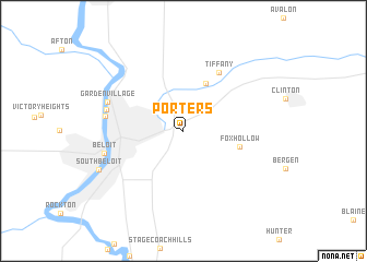 map of Porters