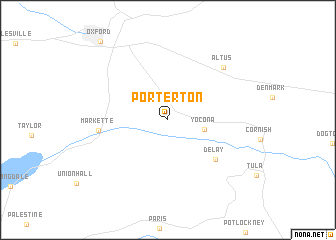 map of Porterton