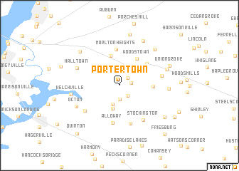 map of Portertown