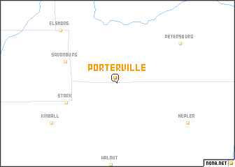 map of Porterville