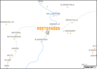 map of Porterwood