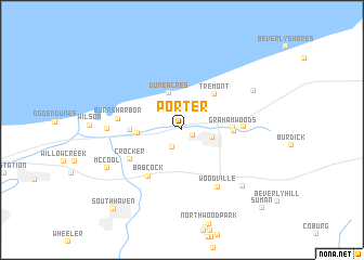 map of Porter