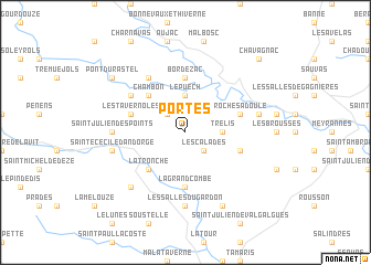 map of Portes