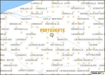 map of Porte Verte