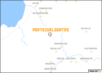 map of Portezuelo Gatos