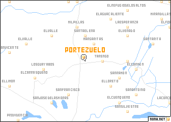 map of Portezuelo