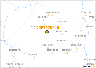map of Portezuelo