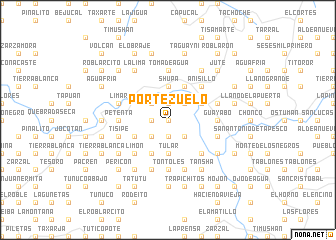 map of Portezuelo