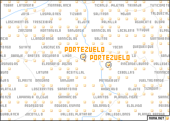 map of Portezuelo