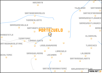 map of Portezuelo