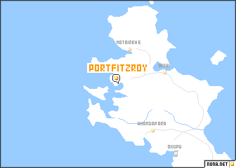 map of Port Fitzroy