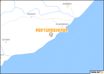 map of Port Grosvenor