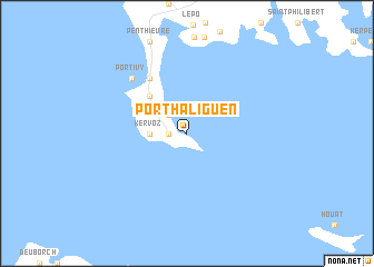 map of Port-Haliguen