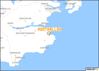 map of Porthallow