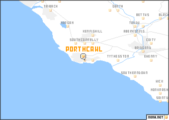 map of Porthcawl