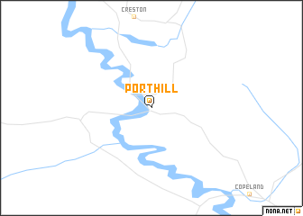 map of Porthill