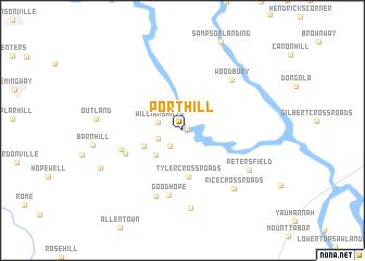 map of Port Hill