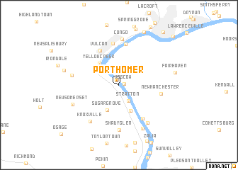 map of Port Homer
