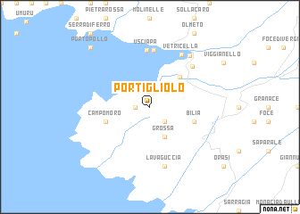 map of Portigliolo